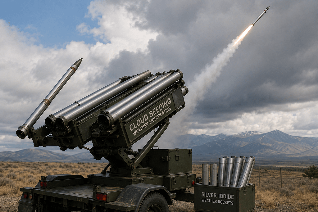 cloud seeding launcher